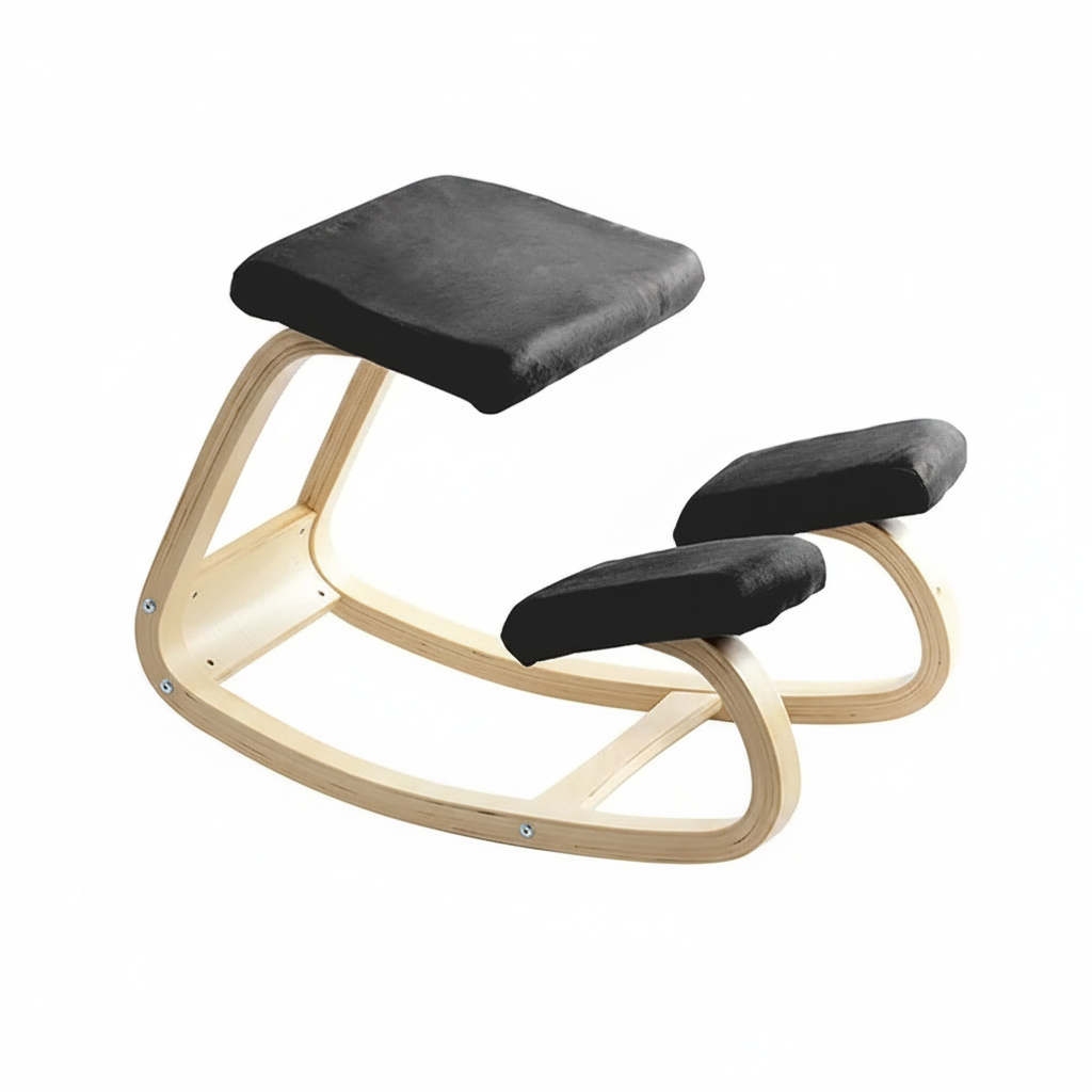 Ergonomic Wooden Kneeling Chair