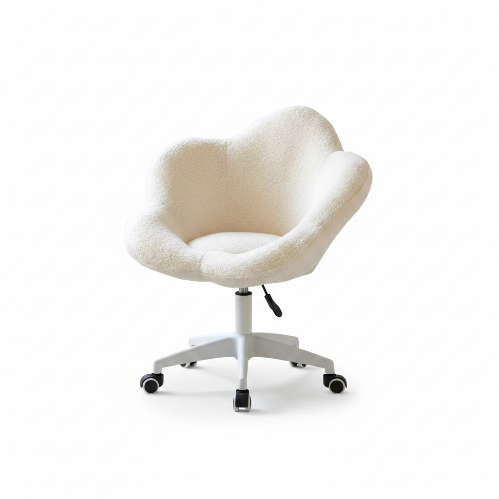 Upholstered Swivel Office Chair