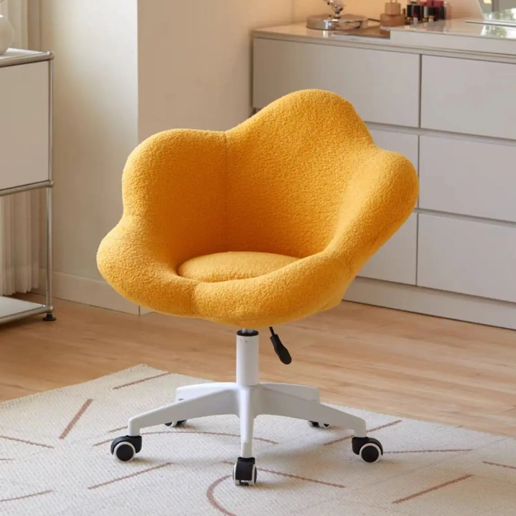 Upholstered Swivel Office Chair