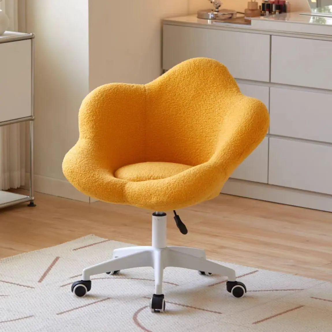 Upholstered Swivel Office Chair