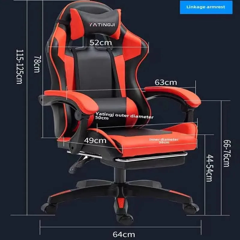 Ergonomic Leather Gaming Chair