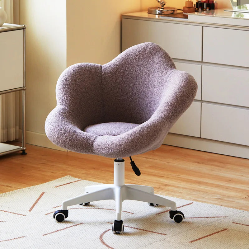 Upholstered Swivel Office Chair