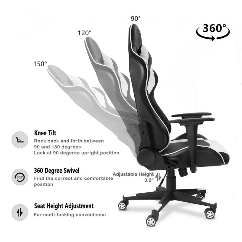 Ergonomic Leather Gaming Chair