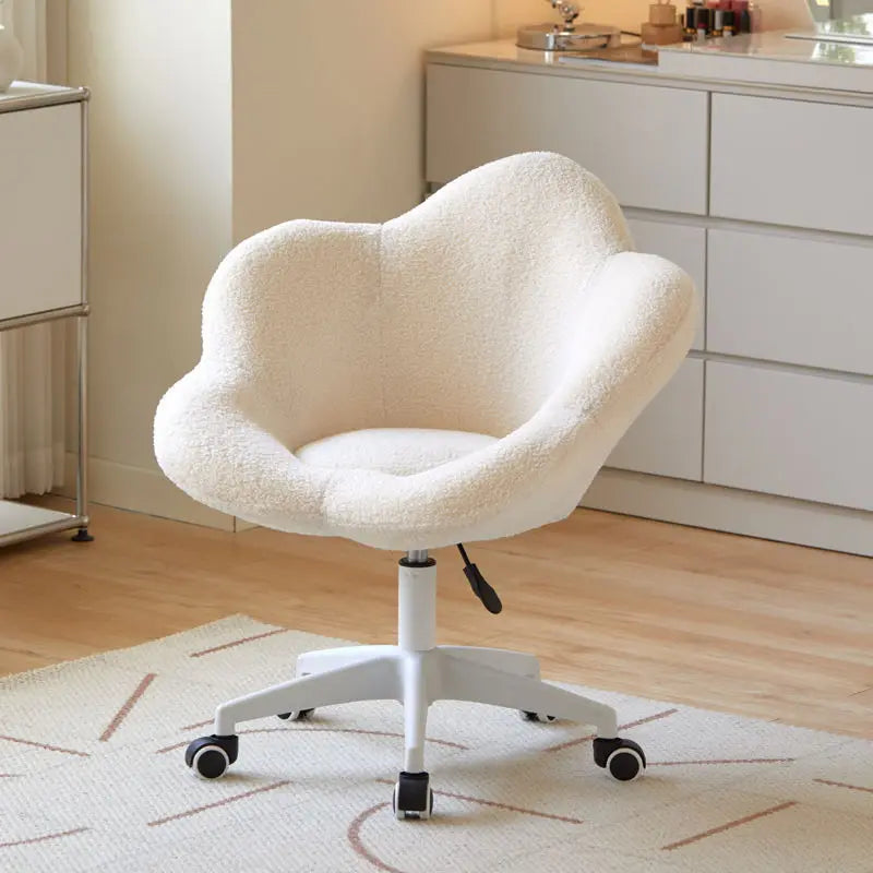Upholstered Swivel Office Chair