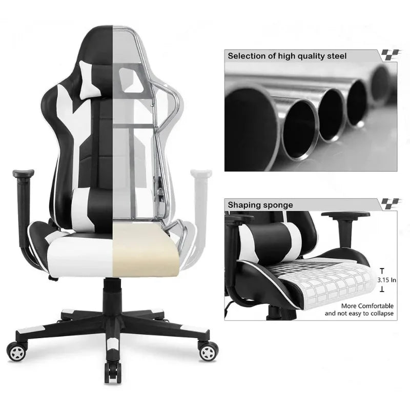 Ergonomic Leather Gaming Chair