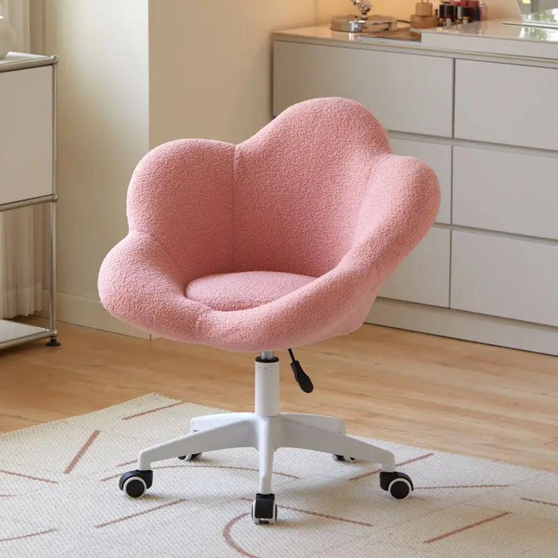 Upholstered Swivel Office Chair