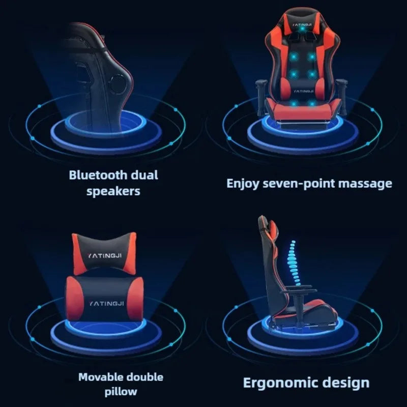 Ergonomic Leather Gaming Chair