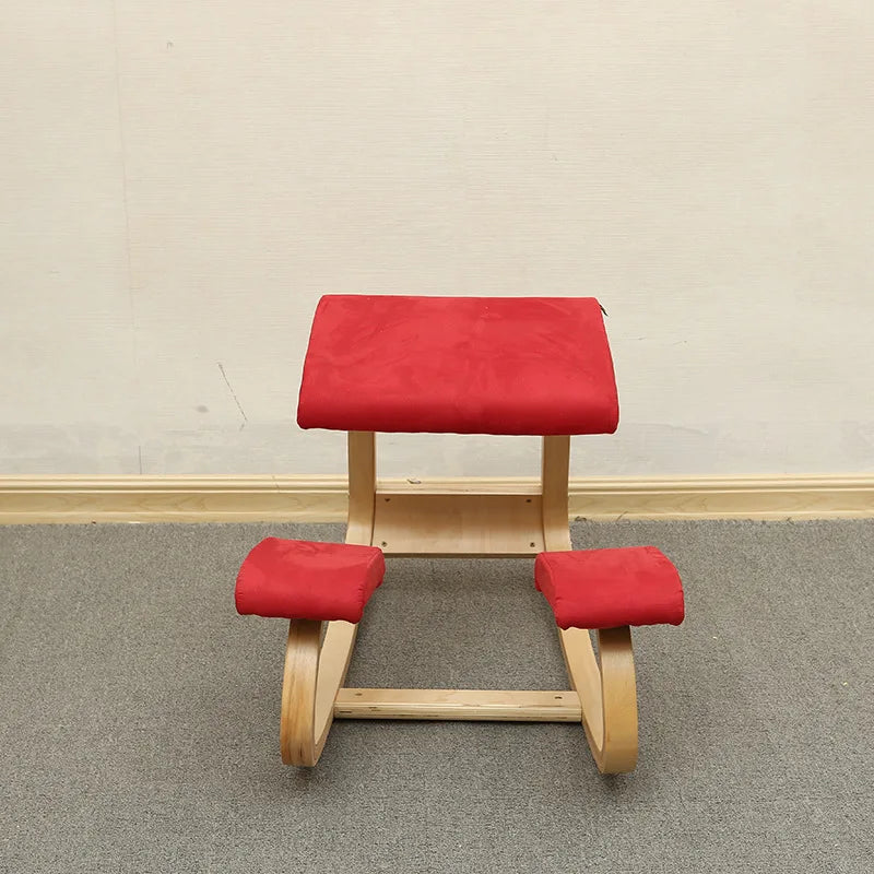 Ergonomic Wooden Kneeling Chair